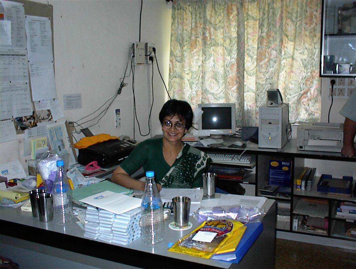 Anu in her office